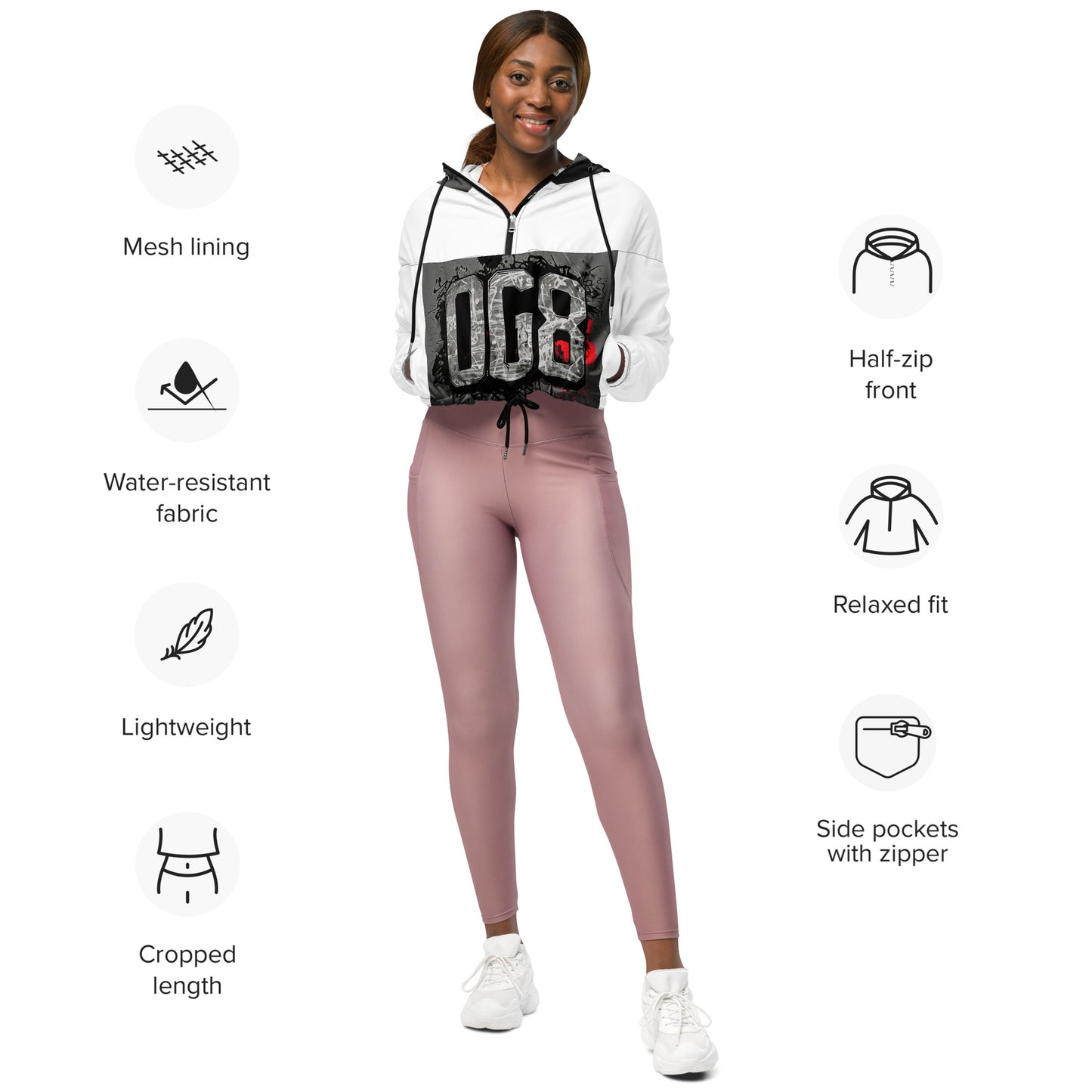 Women’s Cropped Windbreaker